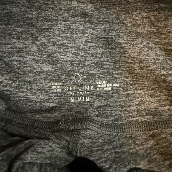 OFFLINE by Aerie The Hugger Heather Gray Hi-Rise Leggings Size M - Picture 3 of 3